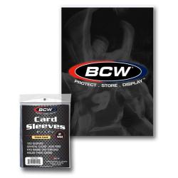 BCW Thick Card Sleeves -- 2 3/4 X 3 3/4 -- Pack of 100
