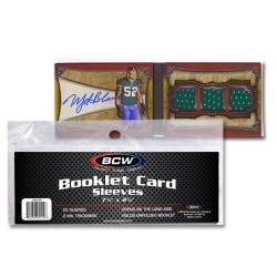 BCW Booklet Card Sleeves - 7 5/8 X 2 5/8