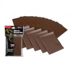 BCW Deck Guards -- Matte -- Brown -- Pack of 50