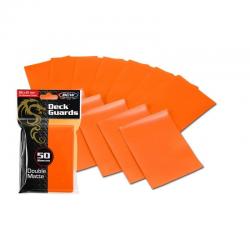 BCW Deck Guards -- Matte -- Orange -- Pack of 50