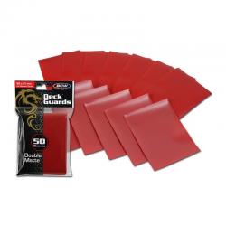 BCW Deck Guards -- Matte -- Red -- Pack of 50