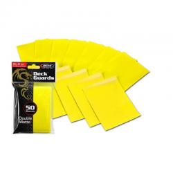 BCW Deck Guards -- Matte -- Yellow -- Pack of 50