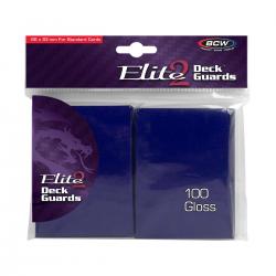 BCW Elite2 Glossy Deck Guards -- Blue
