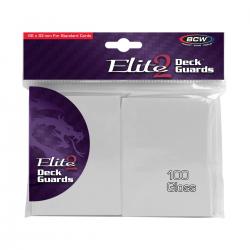 BCW Elite2 Glossy Deck Guards -- White