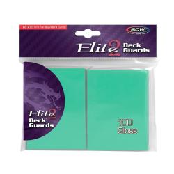 BCW Elite2 Glossy Deck Guards -- Seafoam