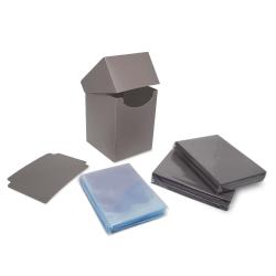 BCW Combo: Deck Box, Deck Guards, Inner Sleeves -- Cool Gray