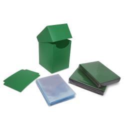 BCW Combo: Deck Box, Deck Guards, Inner Sleeves -- Green