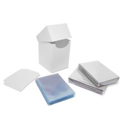 BCW Combo: Deck Box, Deck Guards, Inner Sleeves -- White