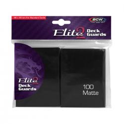 BCW Elite2 Matte Anti-Glare Deck Guards -- Black