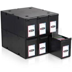 BCW Graded Card Catalog -- 6 Drawer -- Black