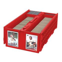 BCW Collectible Card Bin -- 1600 Count -- Red