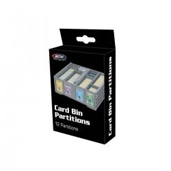 BCW Collectible Card Bin Partitions -- Gray