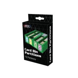 BCW Collectible Card Bin Partitions -- Green