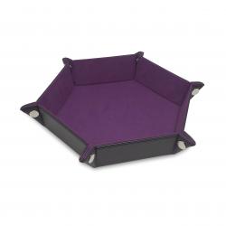 BCW Hexagon Dice Tray -- Purple