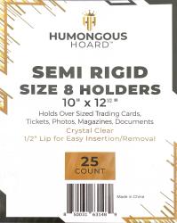 Humongous Hoard Semi Rigid Card Holders Size 8 -- 10 x 12 ½