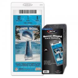 BCW Semi-Rigid Card Holder #5 -- 3 1/2 x 7 3/4 (Event Tickets)