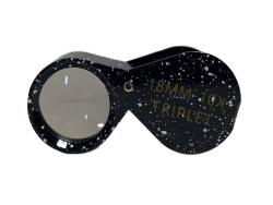 Fancy Color Triplet Loupe 10X -- Black Marble