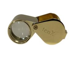 Triplet Loupe, 18mm, 10X -- Gold