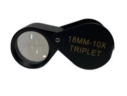 Triplet Diamond Loupe, 10X -- Black Matte