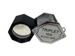 Economy Hexagon Loupe, 10X -- Chorme