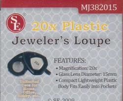 SE 20X Plastic Jeweler's Loupe