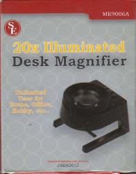 SE 20X Illuminated Desk Magnifier
