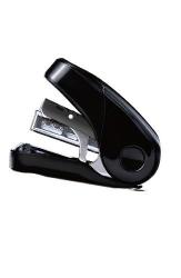 Max Flat Clinch Mini Stapler--Black