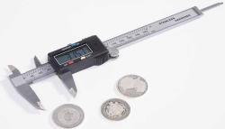 Lighthouse Stainless Steel Digital Coin Sizing Gauge