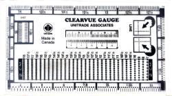 Uni-Safe “Clearvue” Perforation Gauge