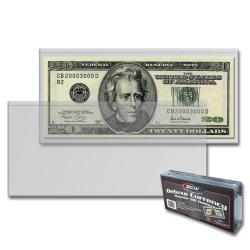 BCW Currency Sleeves -- Modern Size -- Pack of 50