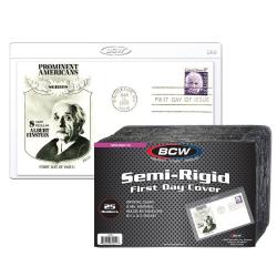 BCW Semi-Rigid Sleeves -- First Day Cover