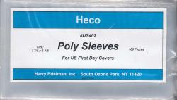 HECO Poly Philatelic Sleeves -- US Covers