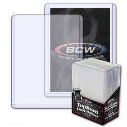 BCW Topload Holders -- Trading Card Standard (3 x 4) -- Pack of 25