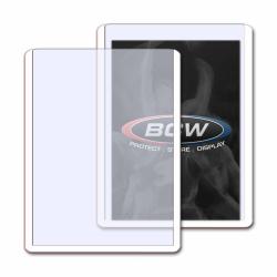 BCW Topload Holders -- Trading Card White Border (3 x 4) -- Pack of 25