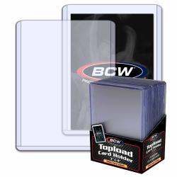 BCW Topload Holders -- Trading Card Thick 59pt (3 x 4) -- Pack of 25