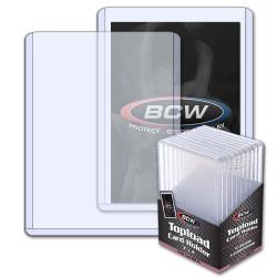 BCW Topload Holders -- Trading Card Thick 168pt (3 x 4) -- Pack of 10