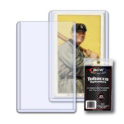 BCW Topload Holders -- Tobacco Card (2 x 3) -- Pack of 25