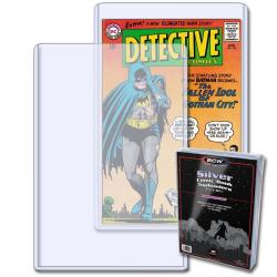 BCW Topload Holders -- Silver Comic (7 1/4 x 10 3/4) -- Pack of 10