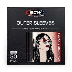 BCW 33 RPM Record Sleeves (4 mil) -- Pack of 50