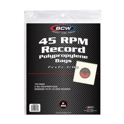 BCW 45 RPM Record Bags