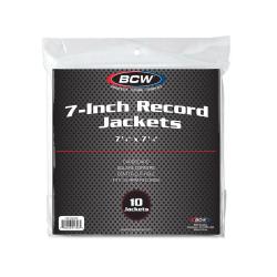 BCW 45 RPM Record Paper Jacket -- No Hole -- White