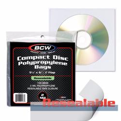 BCW Resealable Compact Disc Bag
