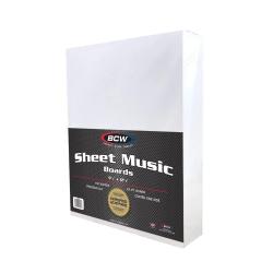BCW Sheet Music Backing Boards