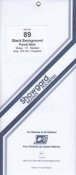 Showgard Stamp Mount Strips: 89mm