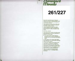 Showgard Stamp Mounts: 261/227 (Miscellaneous Sheets)