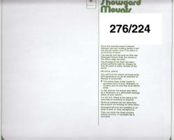 Showgard Stamp Mounts: 276/224 (Miscellaneous Sheets