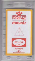 Prinz/Scott Stamp Mounts: 67x34