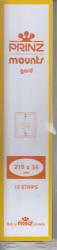 Prinz/Scott Stamp Mount Strips: 215mm x 34mm
