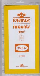 Prinz/Scott Stamp Mount Strips: 240mm x 89mm