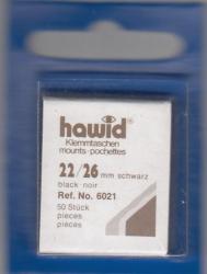 Hawid Stamp Mounts: 22x26 - Black